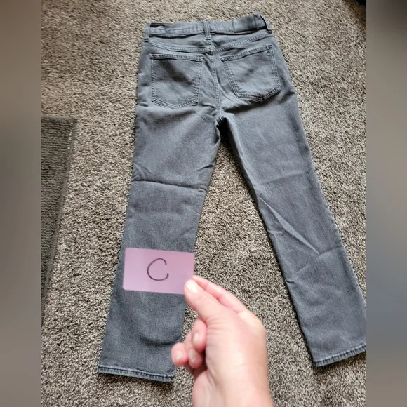 Madewell Vintage women size 27  skinny Jeans-grey - Picture 13 of 15